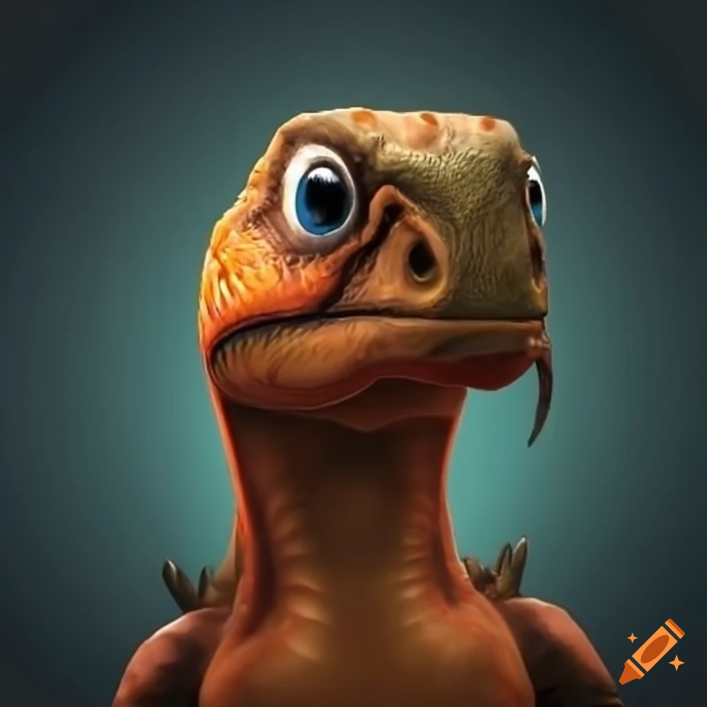 Friendly dinosaur with a sign promoting java duke on Craiyon