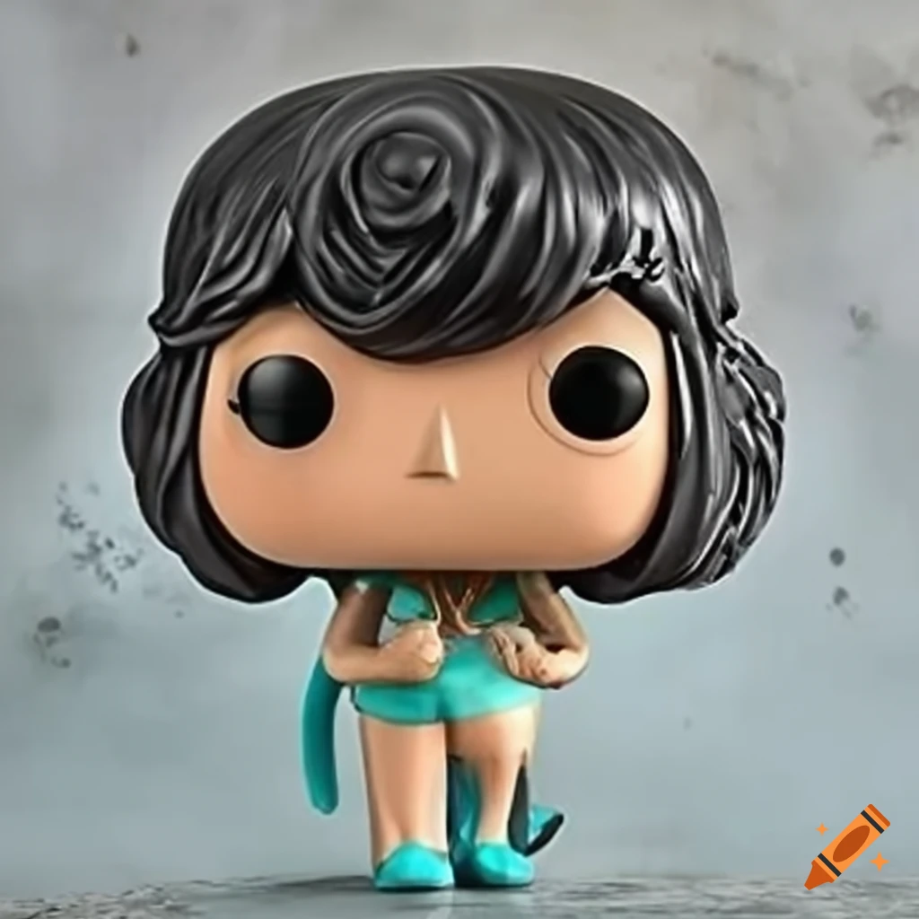 Funko Pop figurine named Miss Lino Monkey with unique colors and design