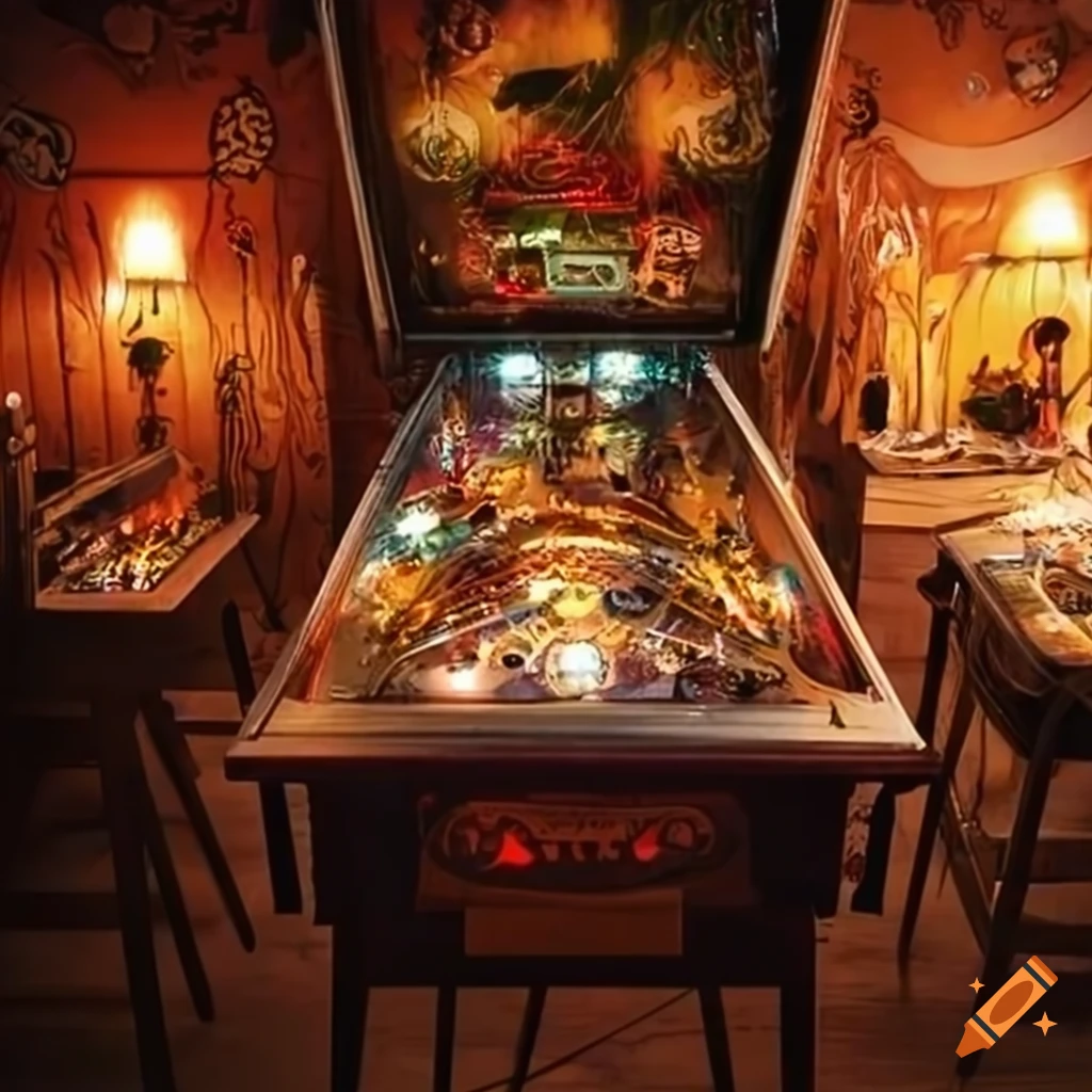 Artisanal pinball machine inspired by Joanna Newsom's YS album