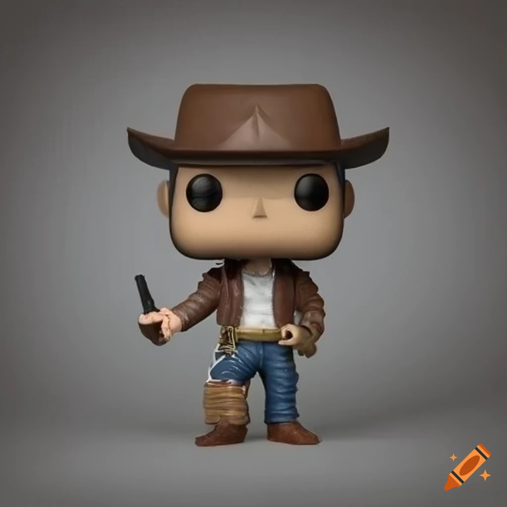 Funko Pop figurine of Rowdy Yates from Rawhide series