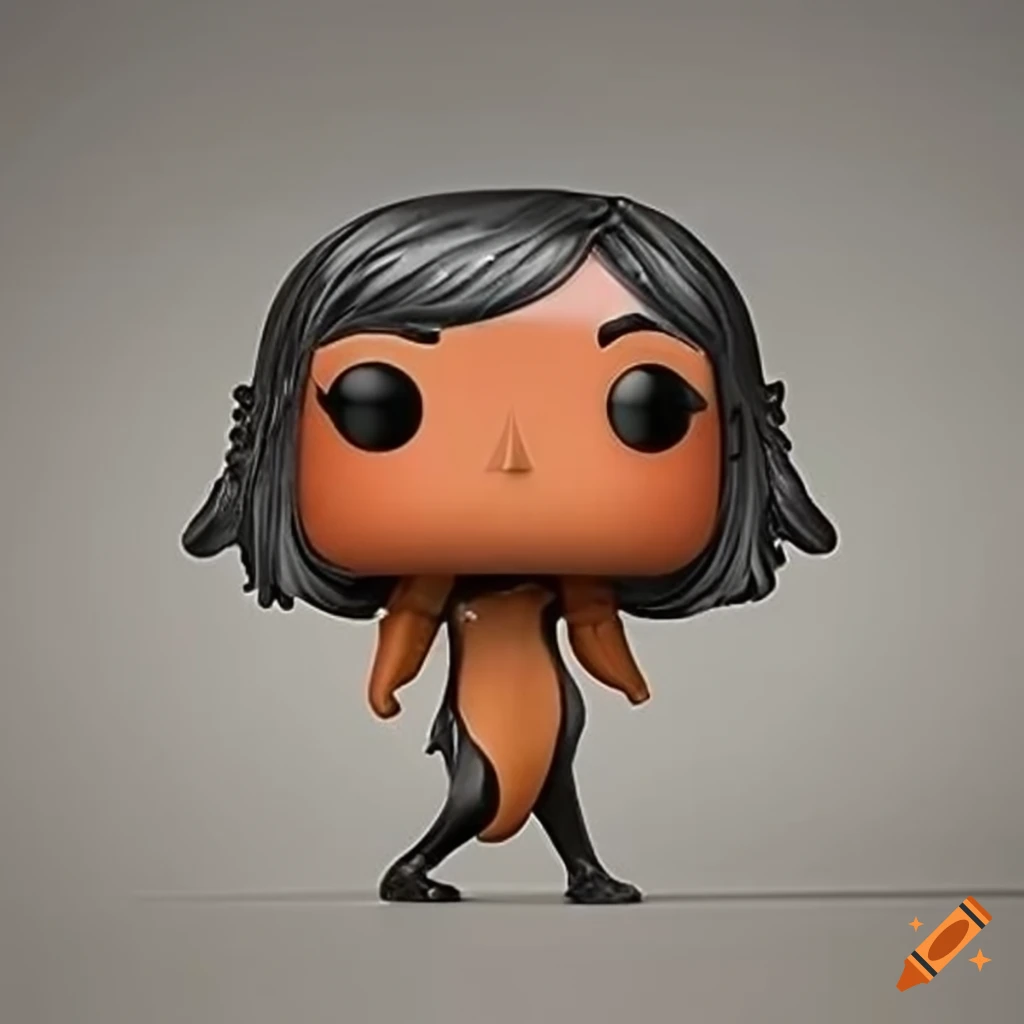 Funko Pop figurine named Miss Lino Monkey Pie in a vibrant tribal-inspired design