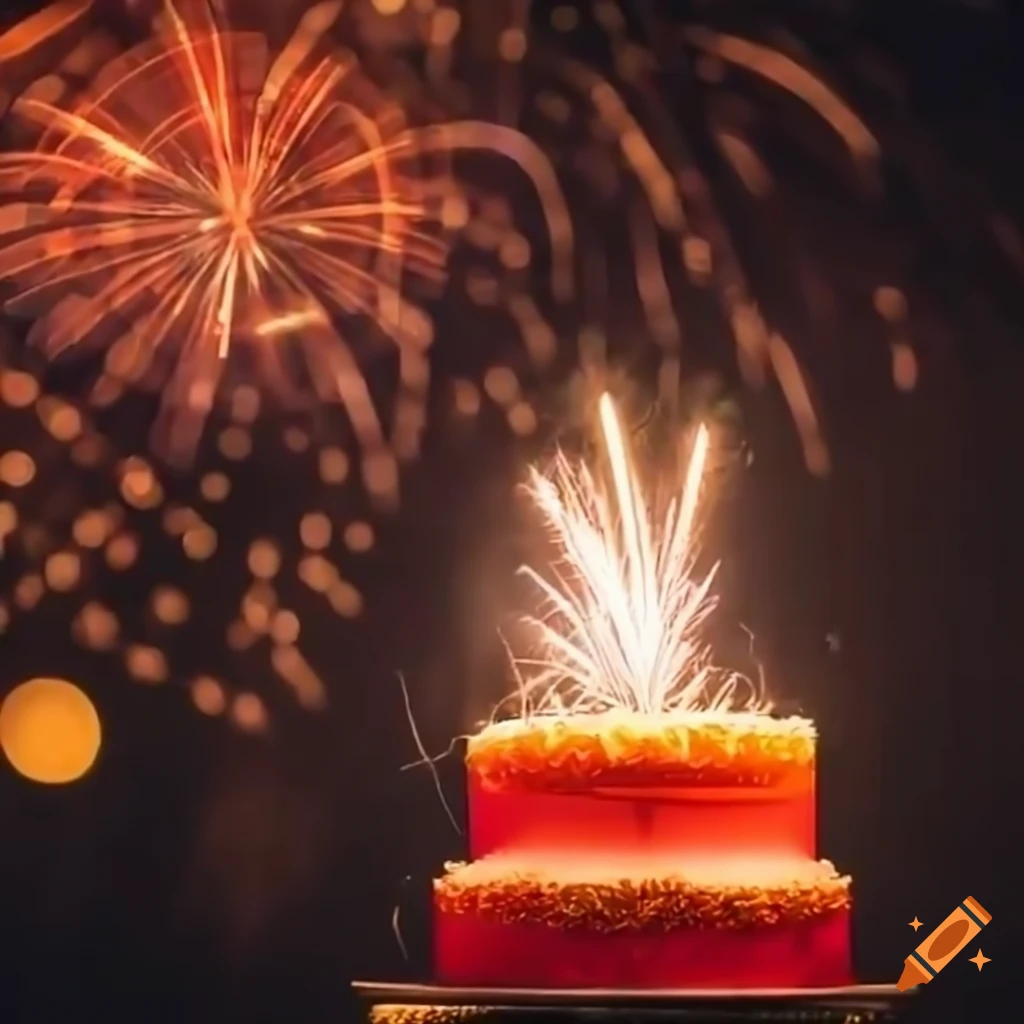 Le_Joueur_Ordinaire streamer celebrating first affiliation anniversary with cake and fireworks