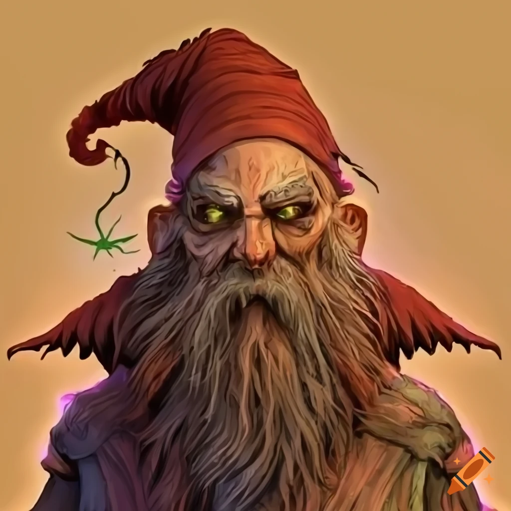 Radagast with a cannabis beard