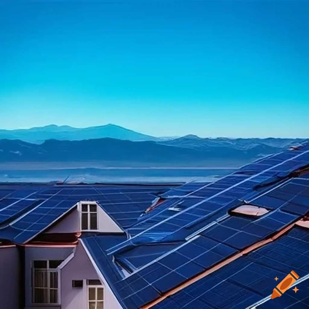 Rooftop solar panels in California