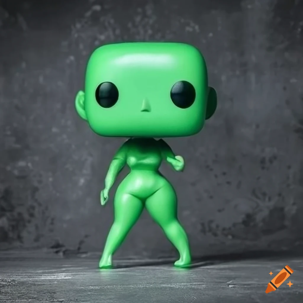 Funko pop humanoid female figurine in colorful outfit