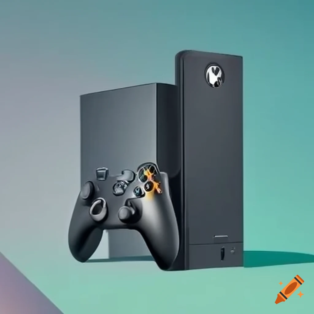 Xbox, playstation, and nintendo consoles without controllers on Craiyon