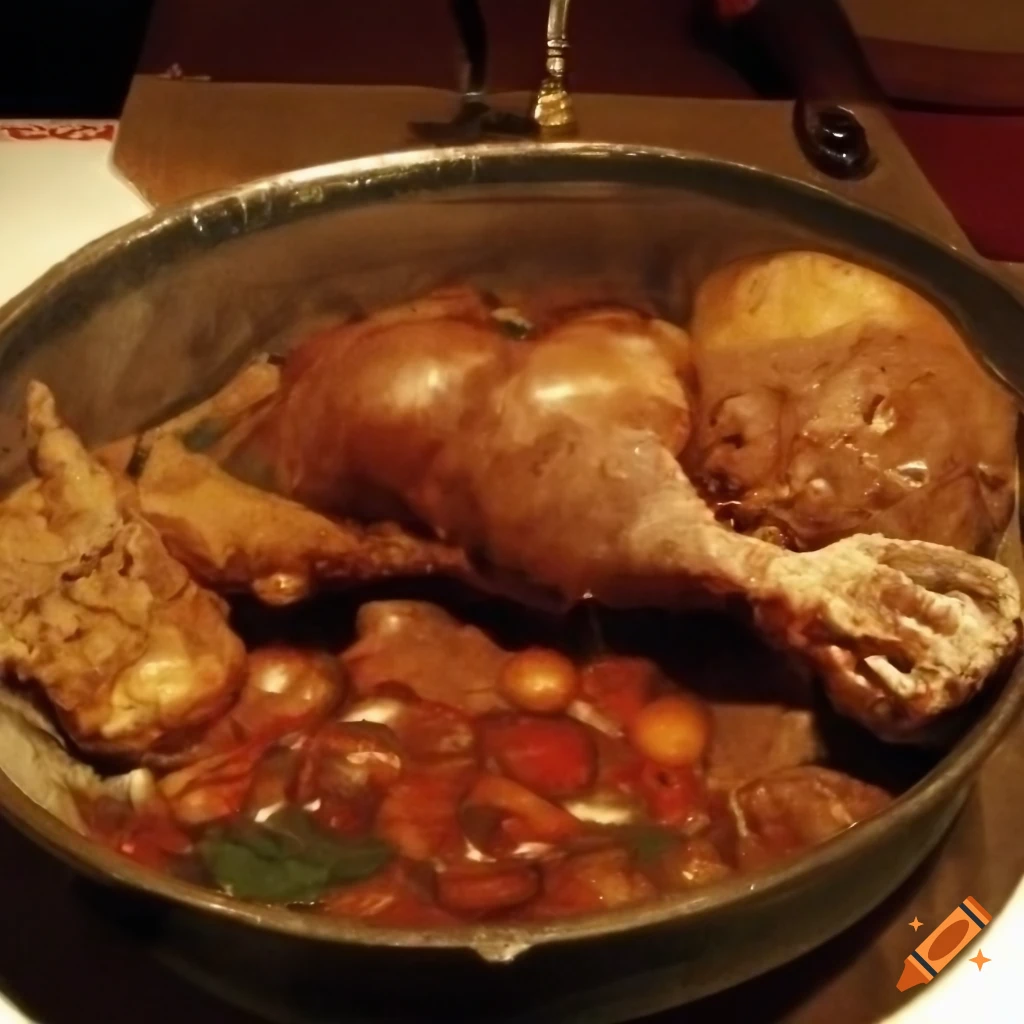 Medieval feast with partridge, wine, and mutton