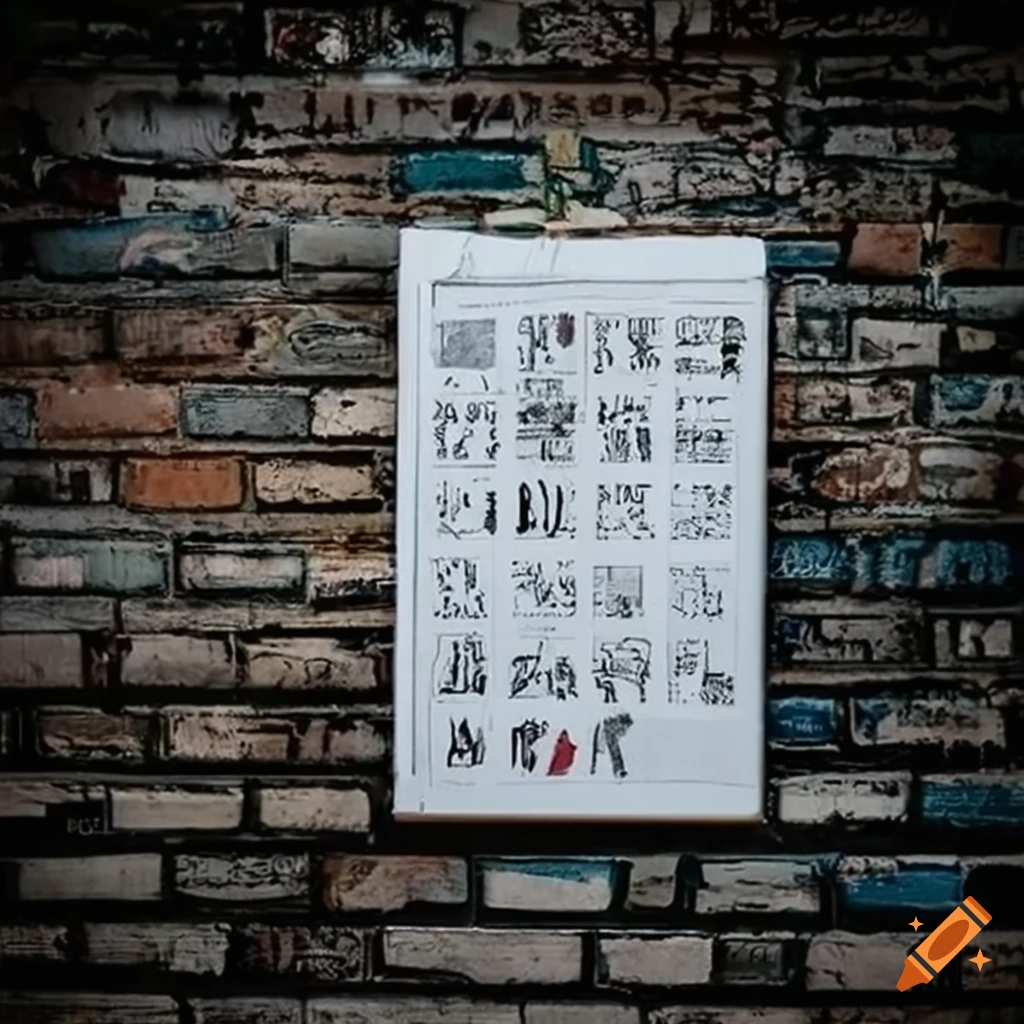 Paper calendar hanging on the wall