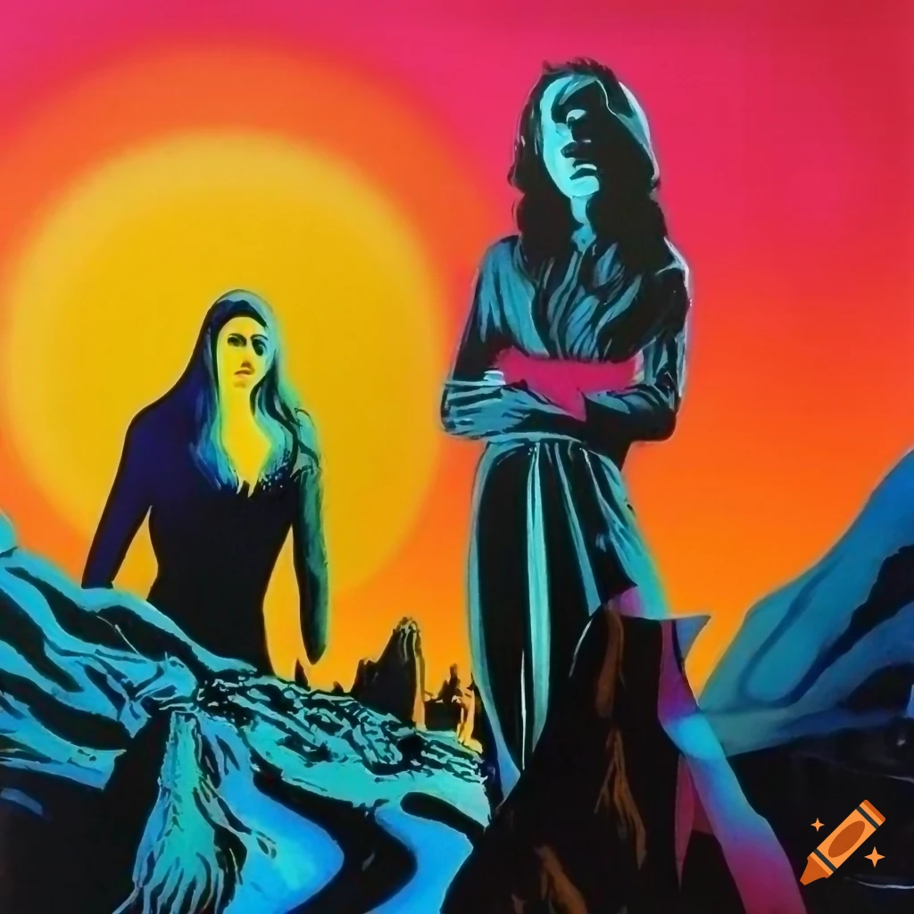 Vintage psychedelic album cover inspired by progressive rock for a ...