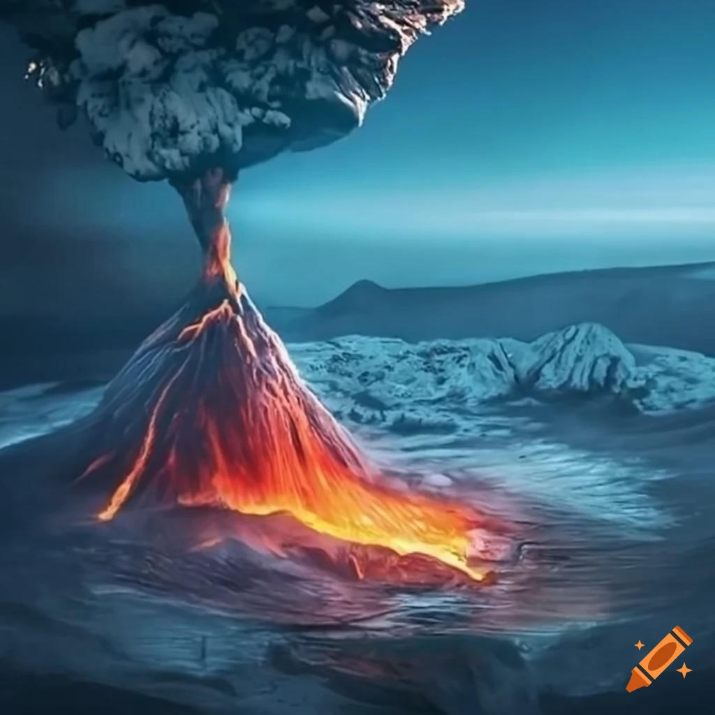 Simple volcano sketch