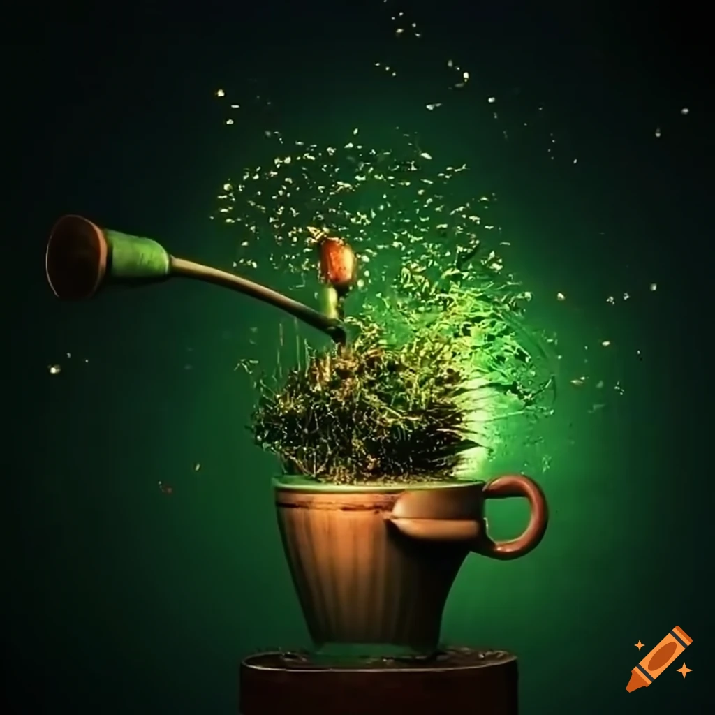 Watering plants