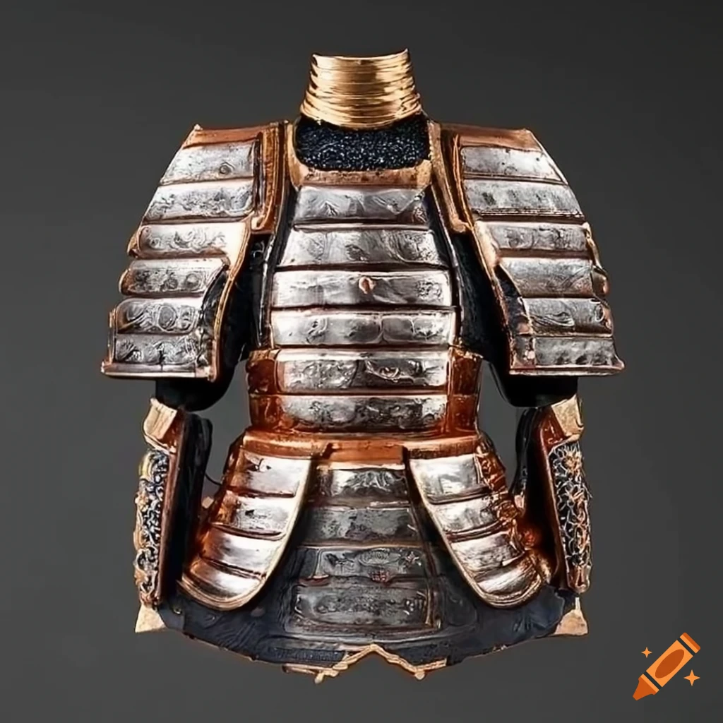 Magical Japan style cuirass with vertical symmetry