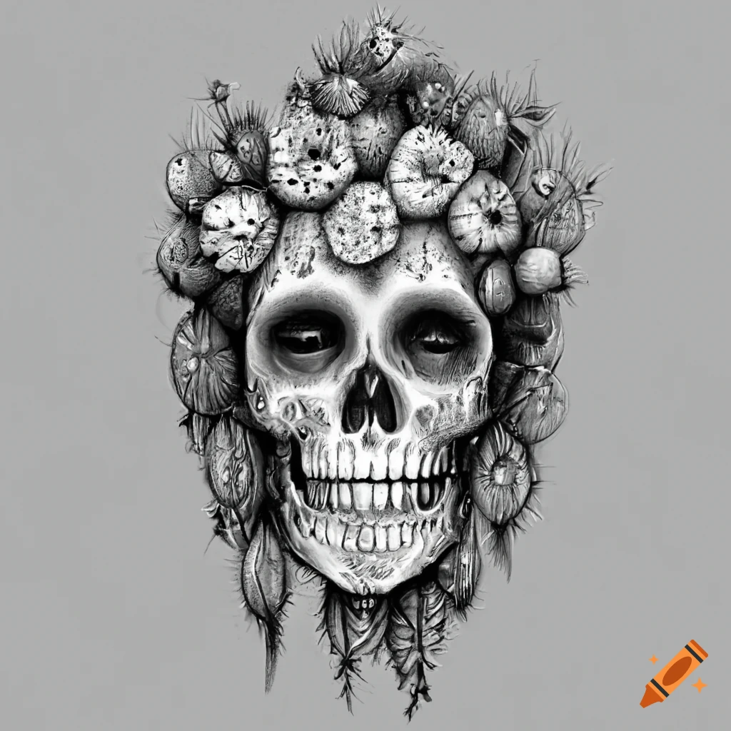 Calaveras with a cactus motif