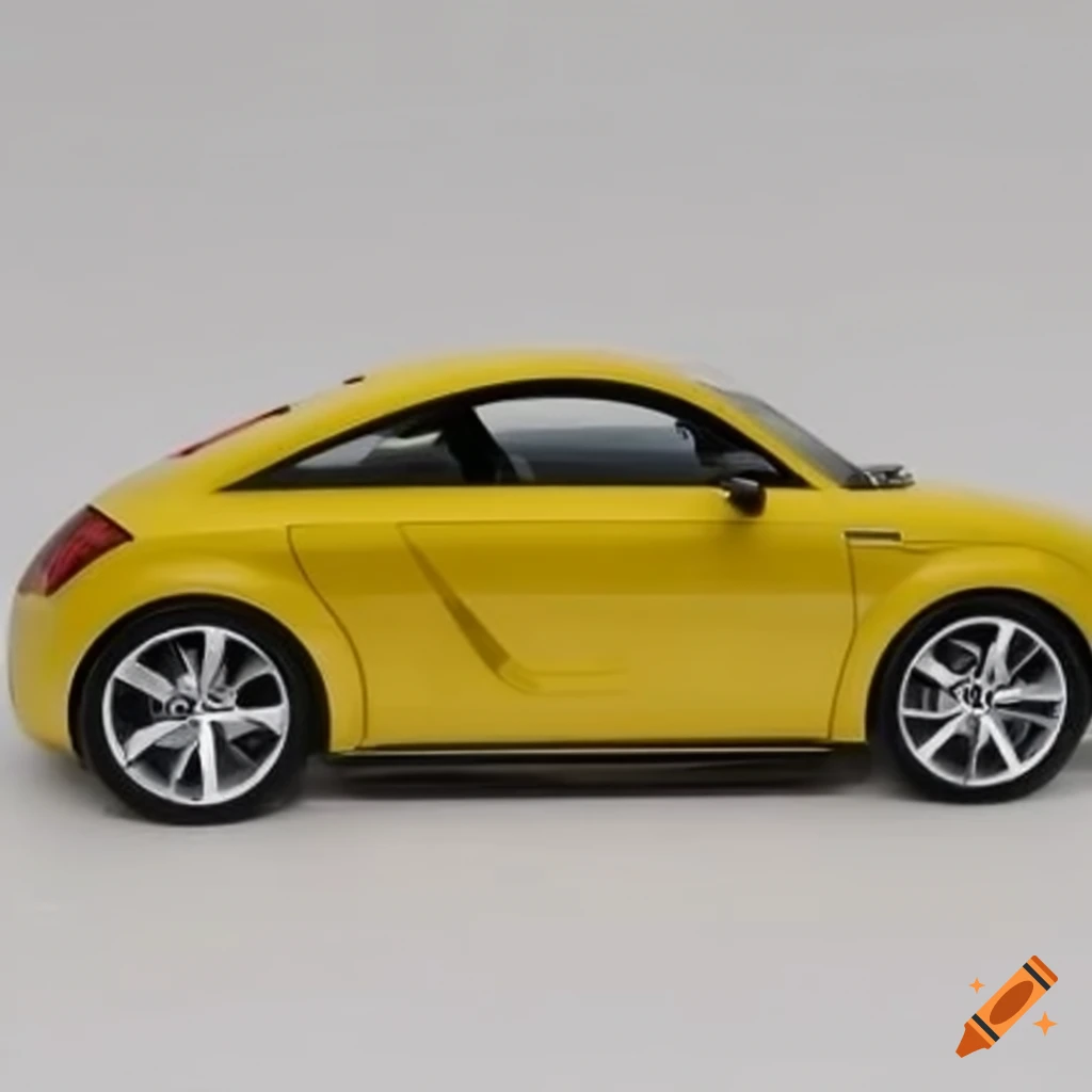 Audi TT 8N with banana car wrap