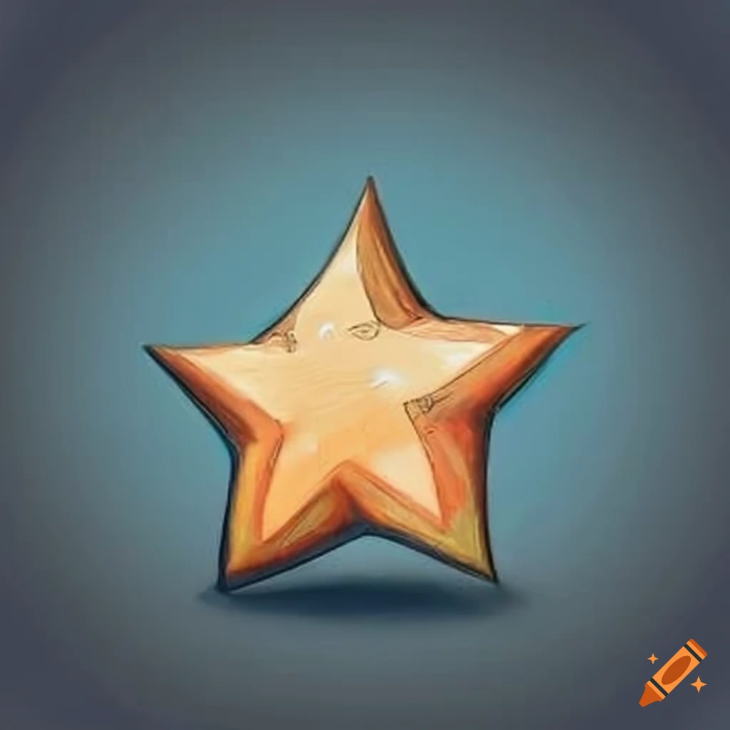 Cartoon star shape in a fuel cell