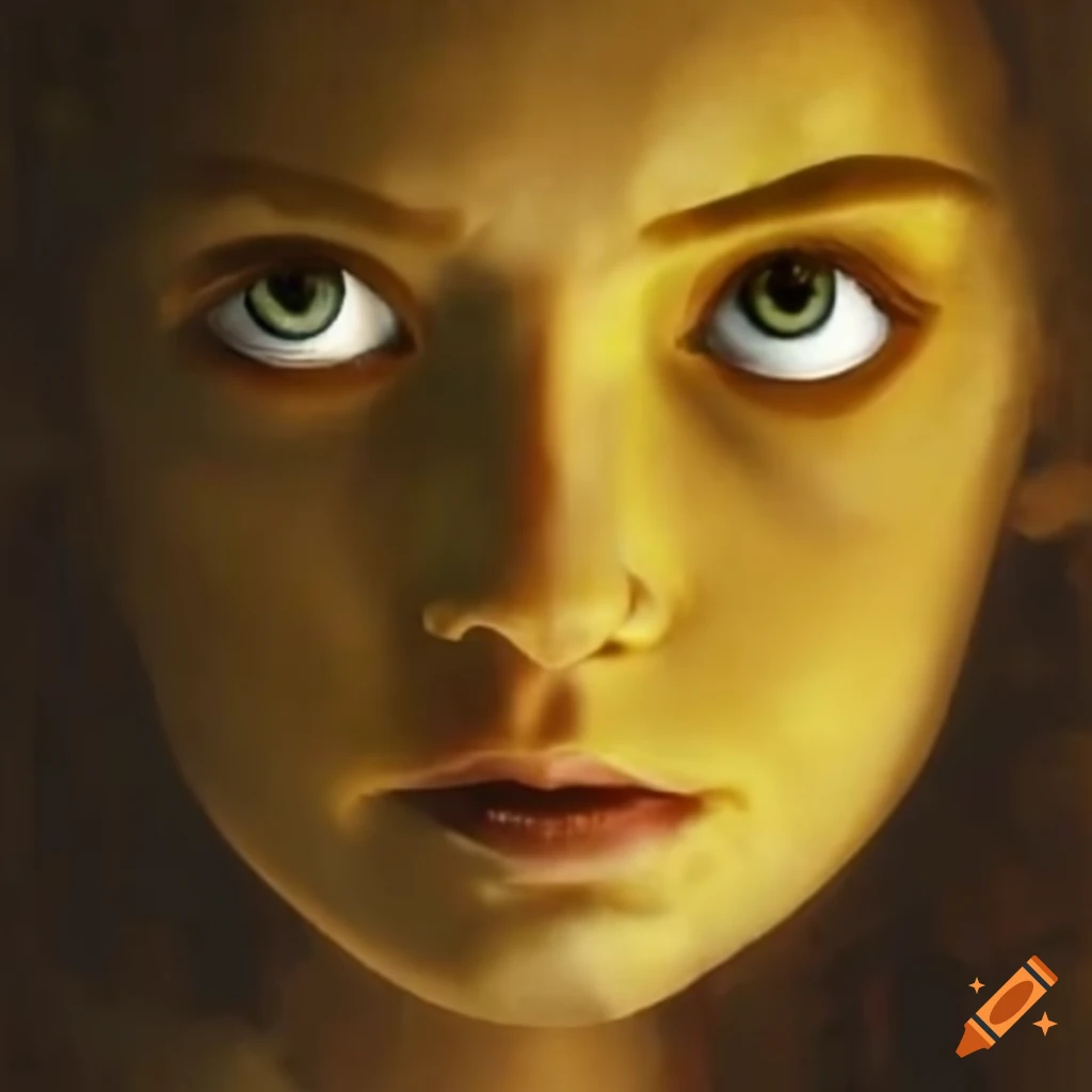 Image inspired by 'the yellow wallpaper' story on Craiyon