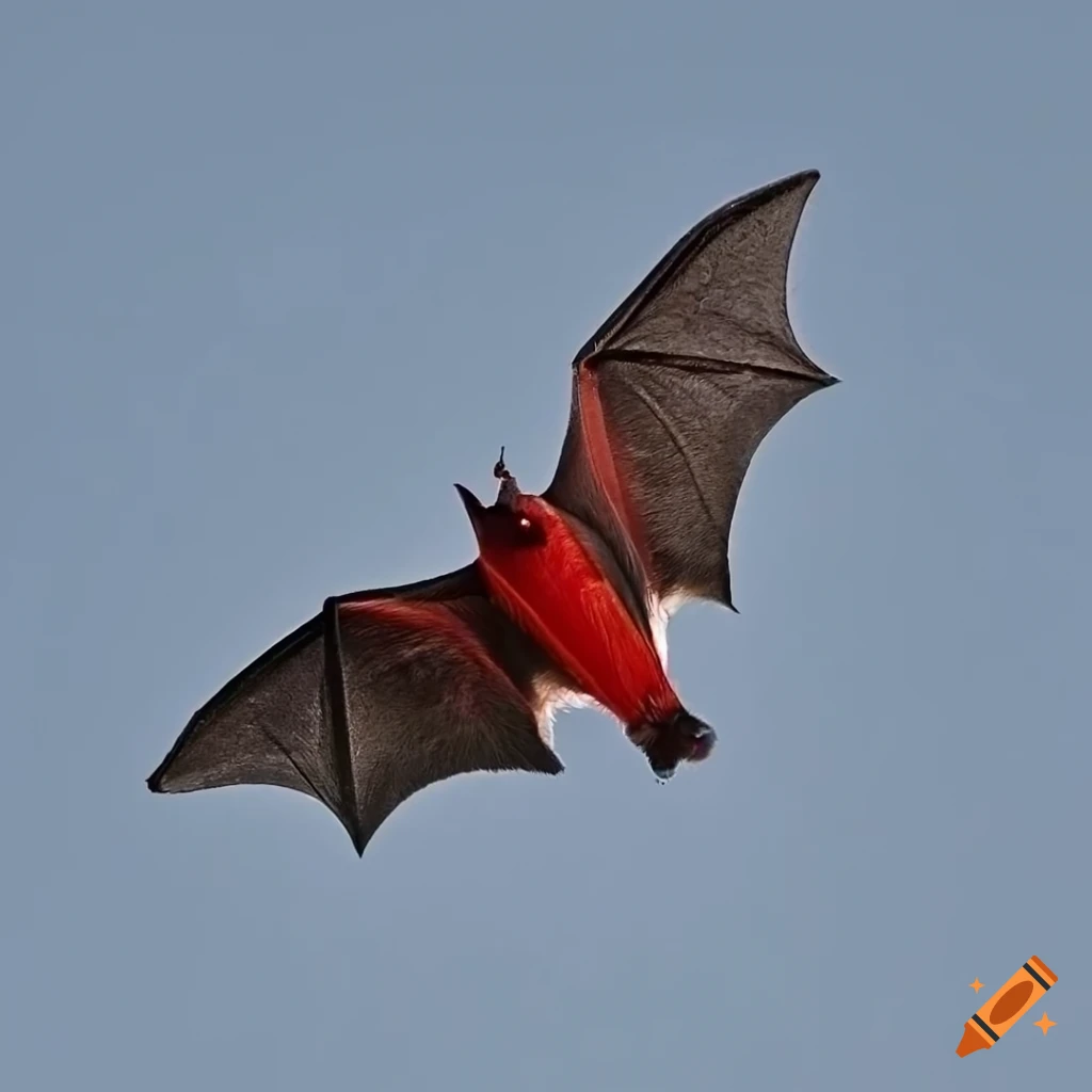 Full view of a red bat on a plain white background