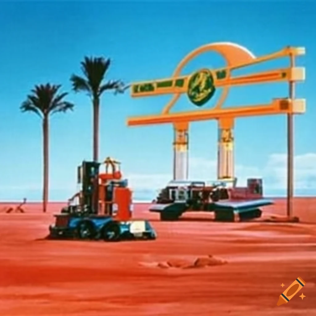 Promotional image for Martian Park, a 1988 Australian science fiction series