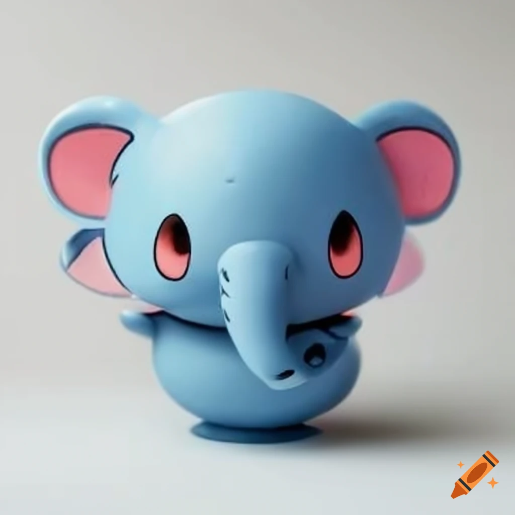 Elephant teacup pokémon in ken sugimori style on Craiyon