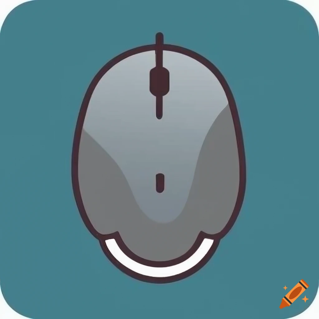 Computer mouse icon image on Craiyon