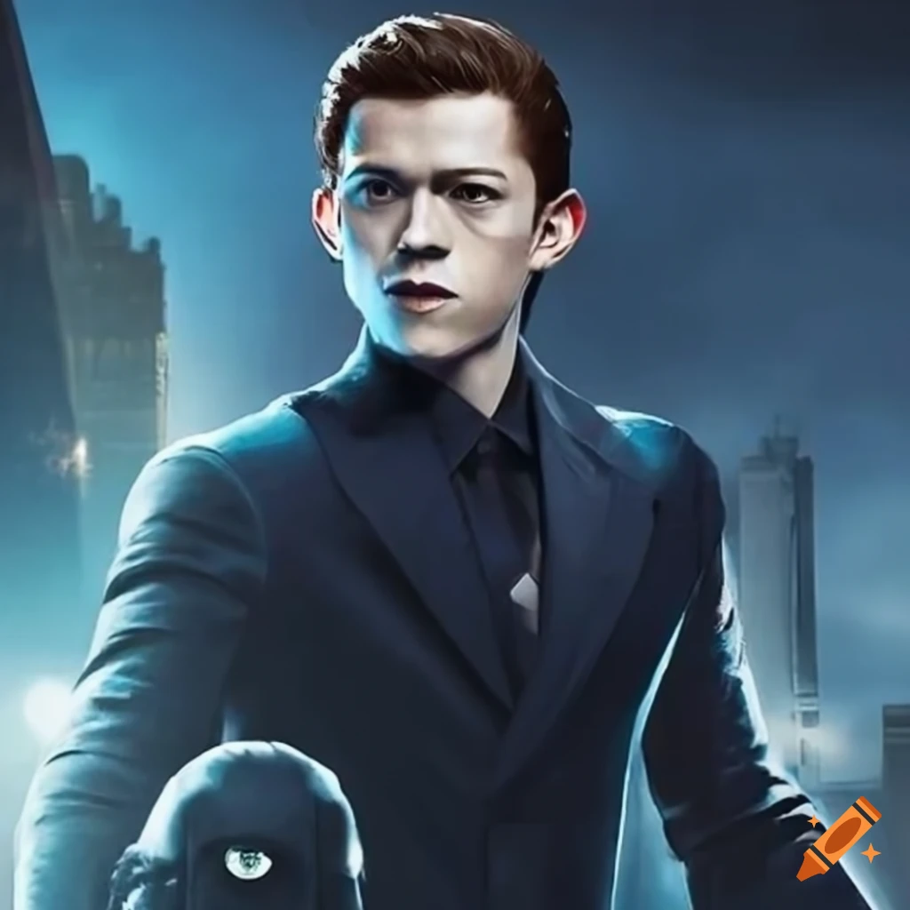 Tom Holland portrayed as an agent
