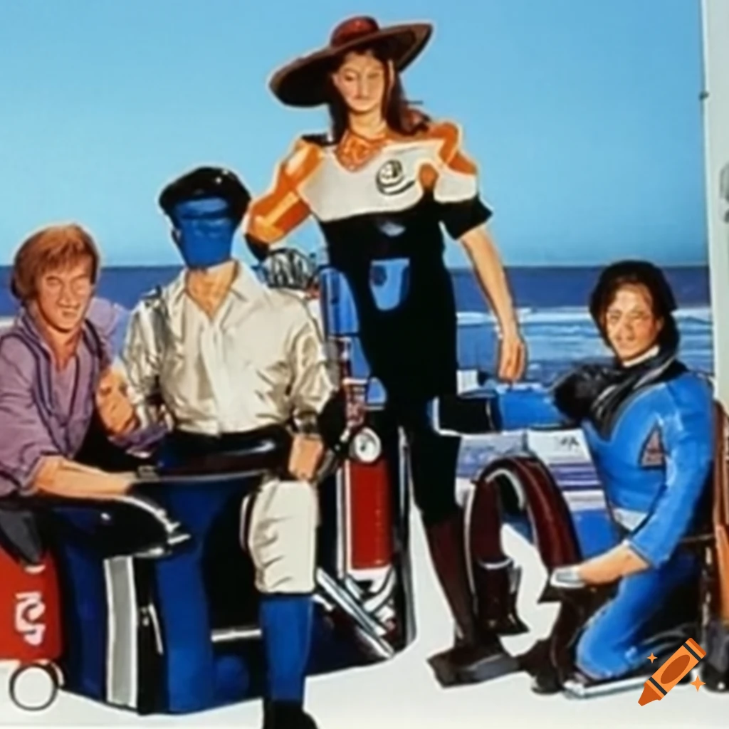 Promotional image for Martian Park, a 1988 Australian science fiction series