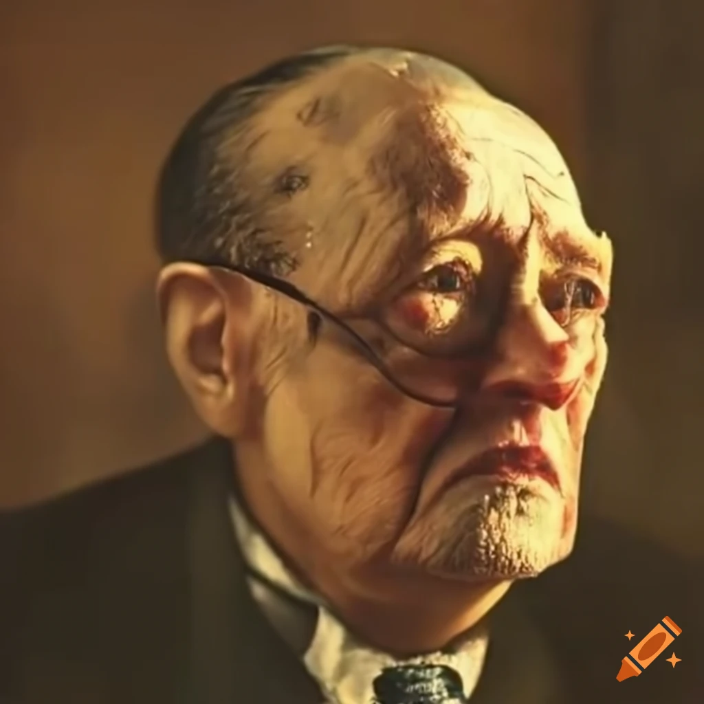 Father from a family crying due to unemployment in 1929