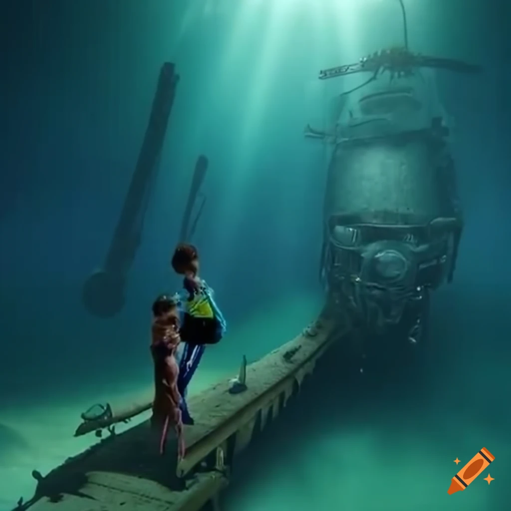 The next day, Roland comes to pick up Max to go diving and his sister Alicia also joins the plan. Max realizes they like each other so he lets them ride on the same bike. They will dive to an area where there is a sunken ship that has a shipwreck story that Roland tells the two children