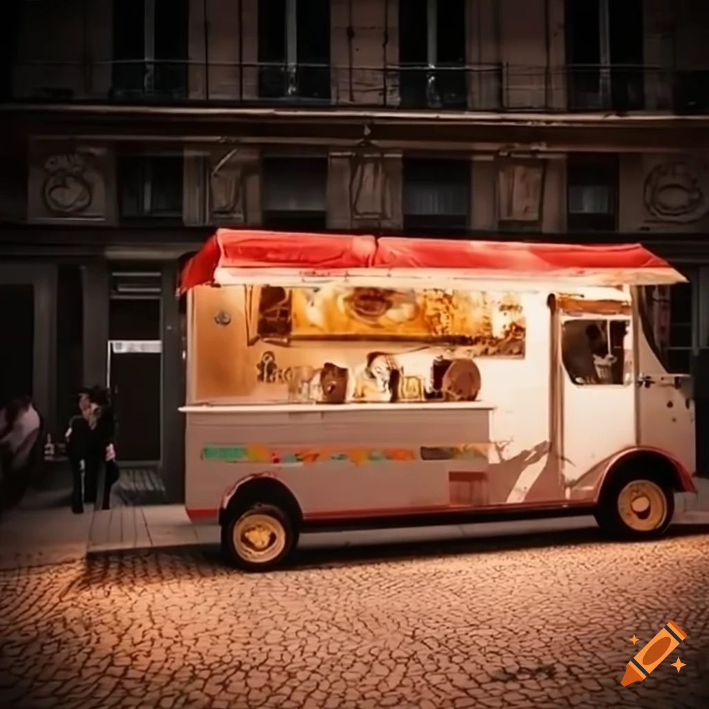 Food truck named El Rafa on the street