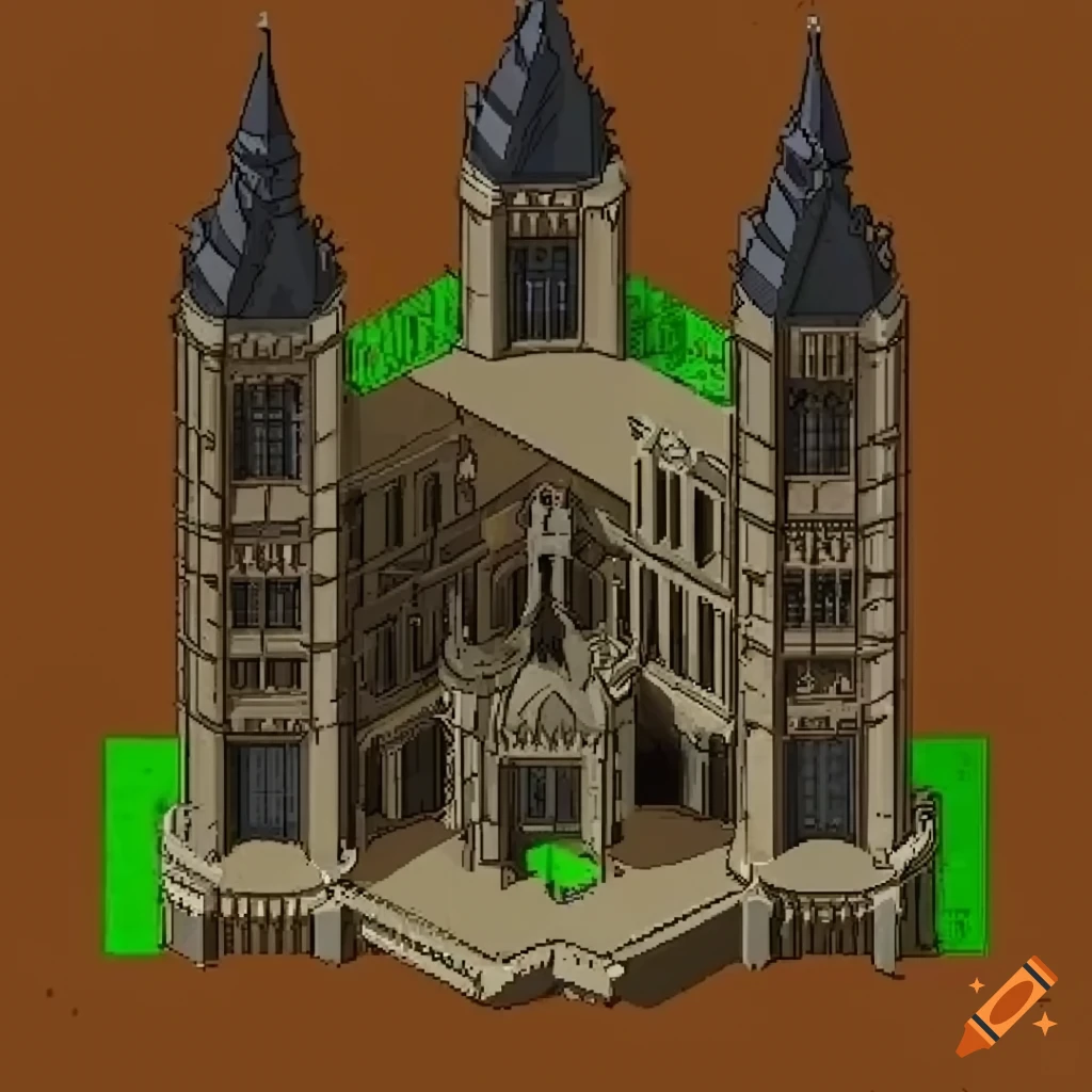 Isometric House of Commons quest level