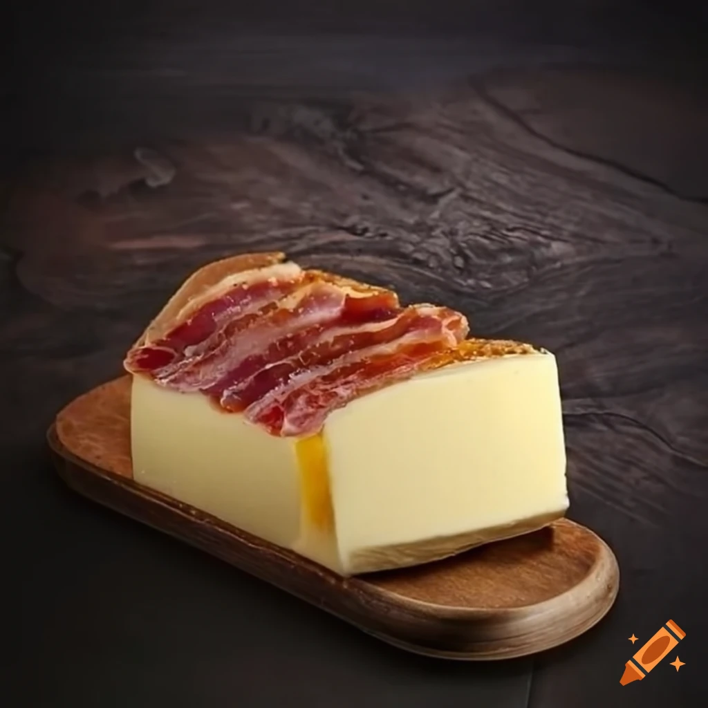 Homemade baconinfused gourmet compound butter on Craiyon