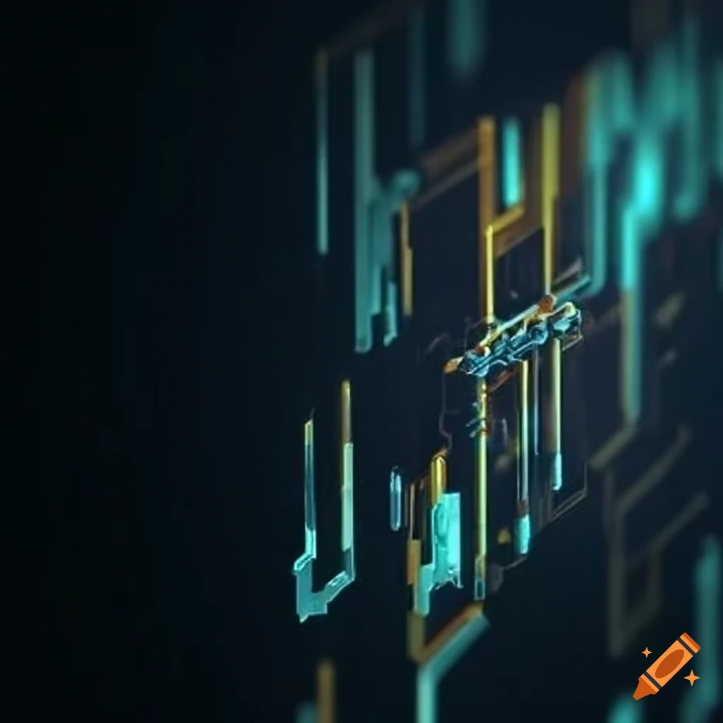 Linkedin header with coding theme on Craiyon