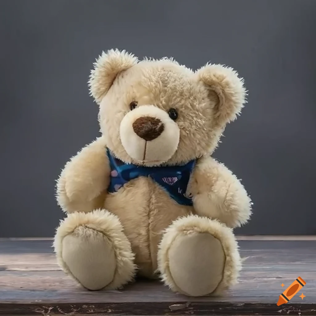 Cute teddy bear plushie