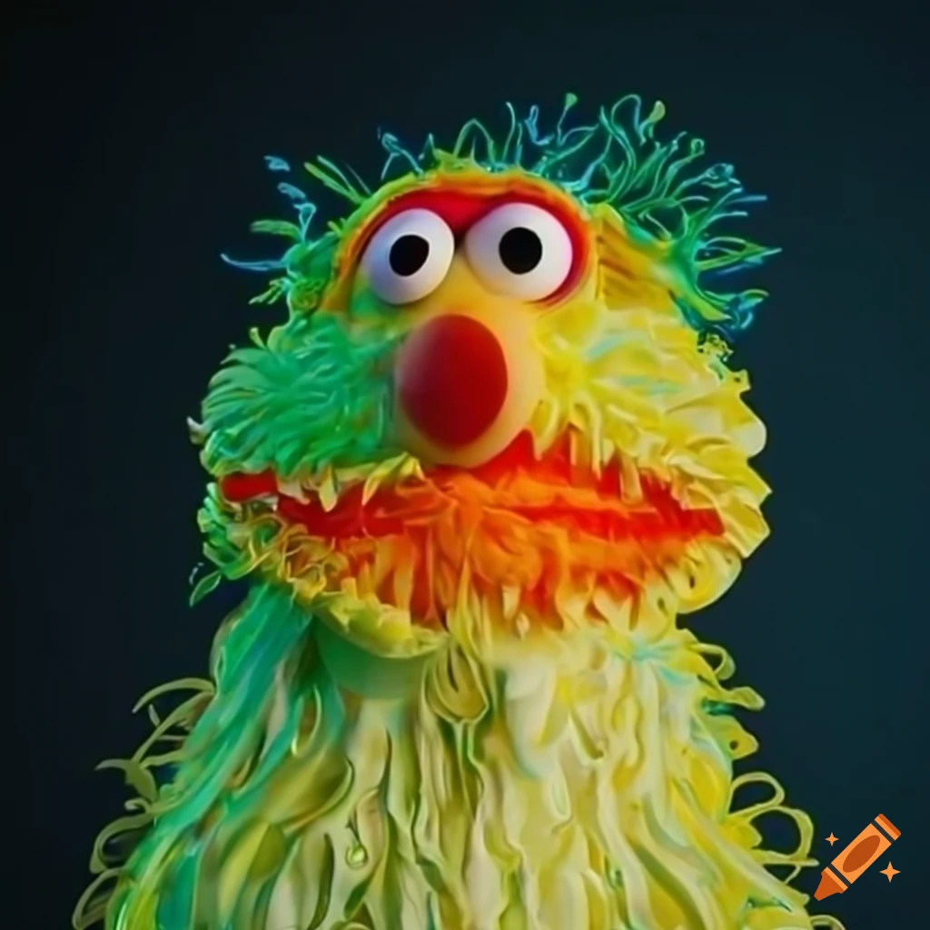 Glass muppet