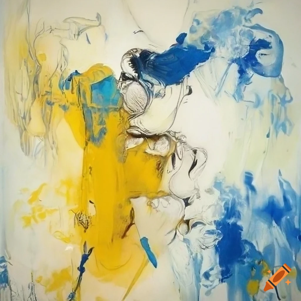 Stunning abstract art inspired by Rauschenberg using Amano and Zao Wou ...