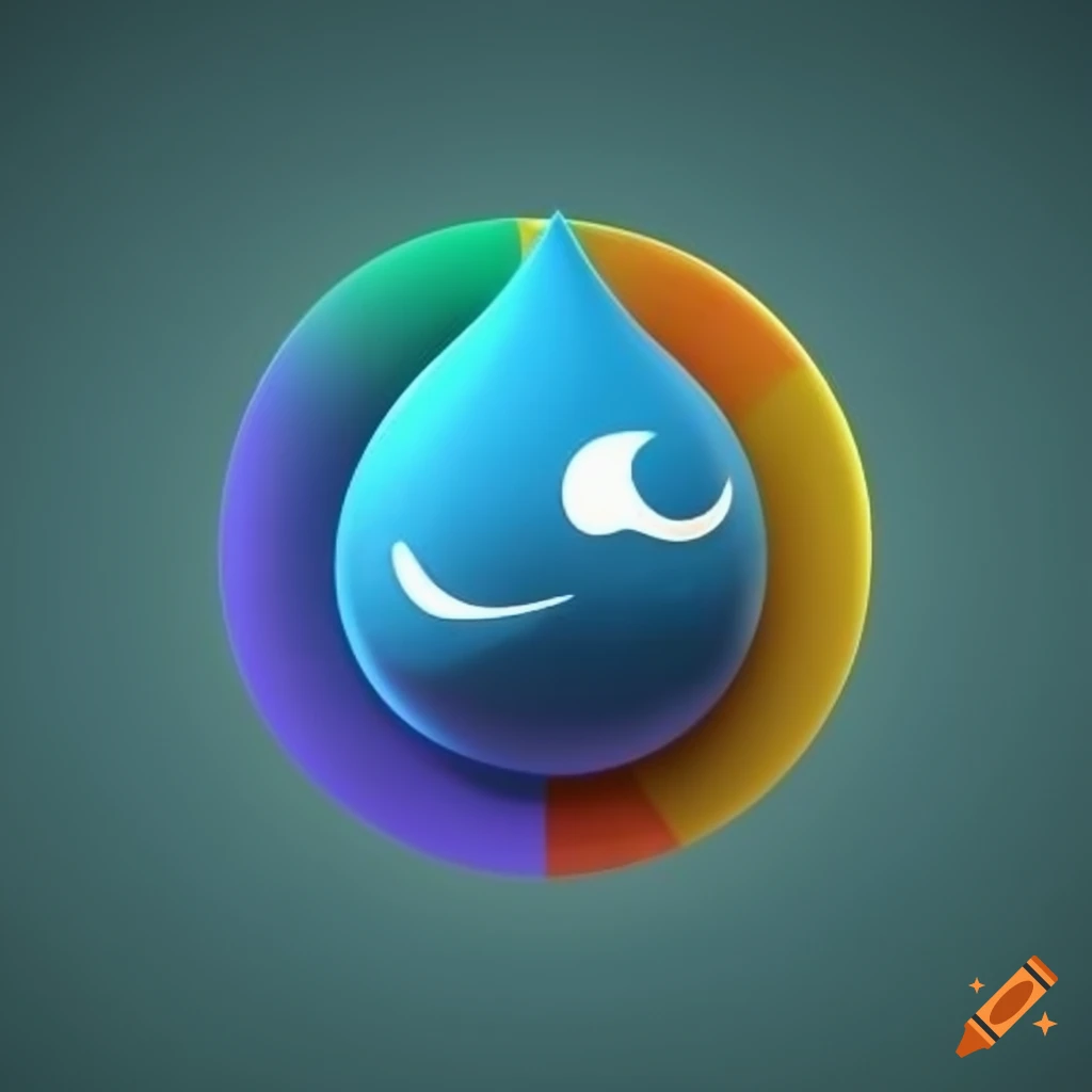 Creative and vibrant Drupal CMS logo playground design