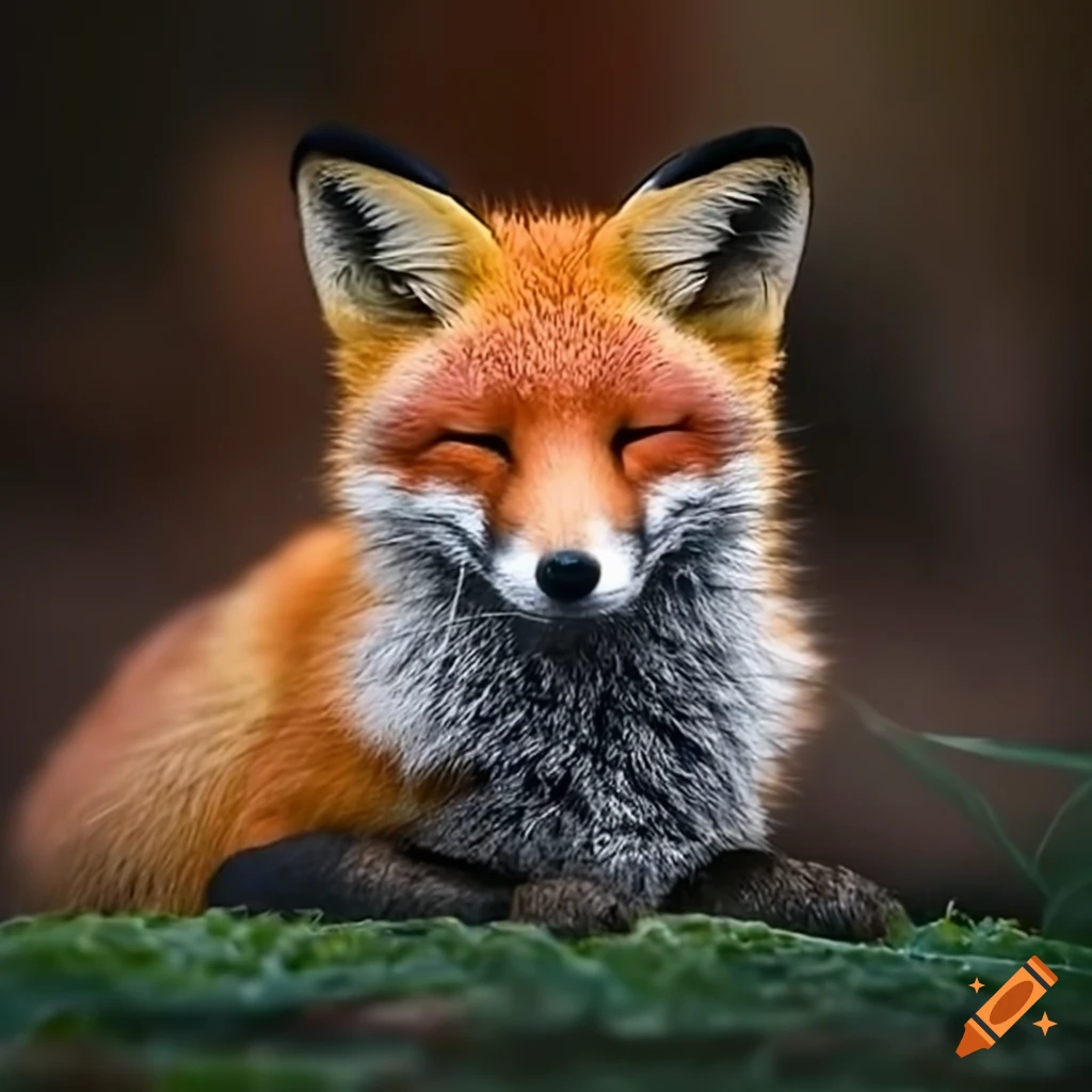 Sleeping fox