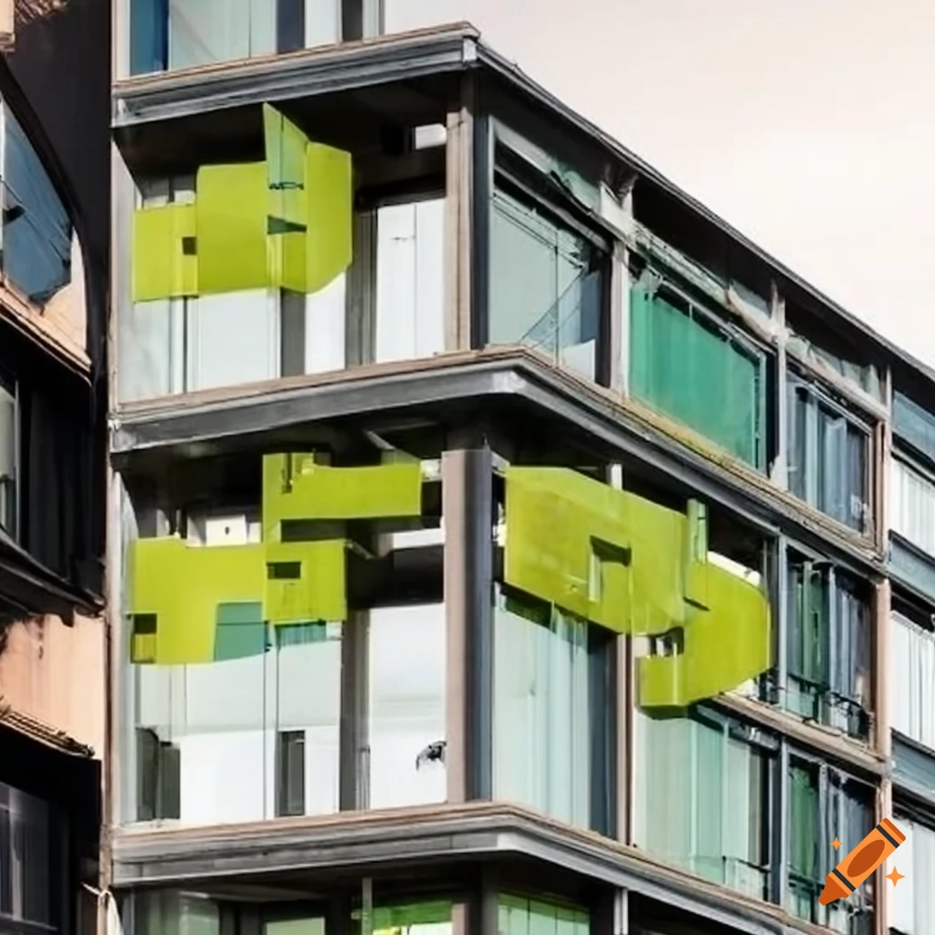 Eco-friendly office building in Lyon, France