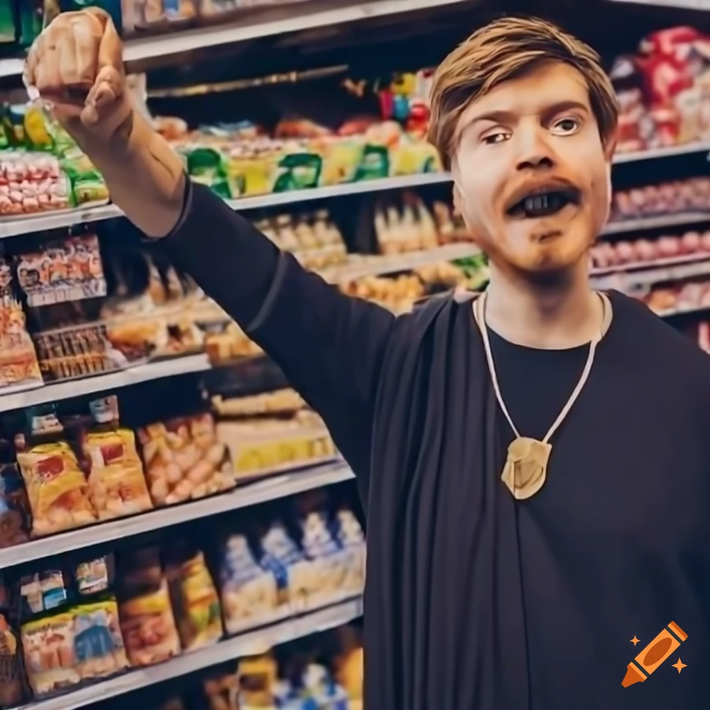 Grocery store inspired by the MrBeast YouTube series