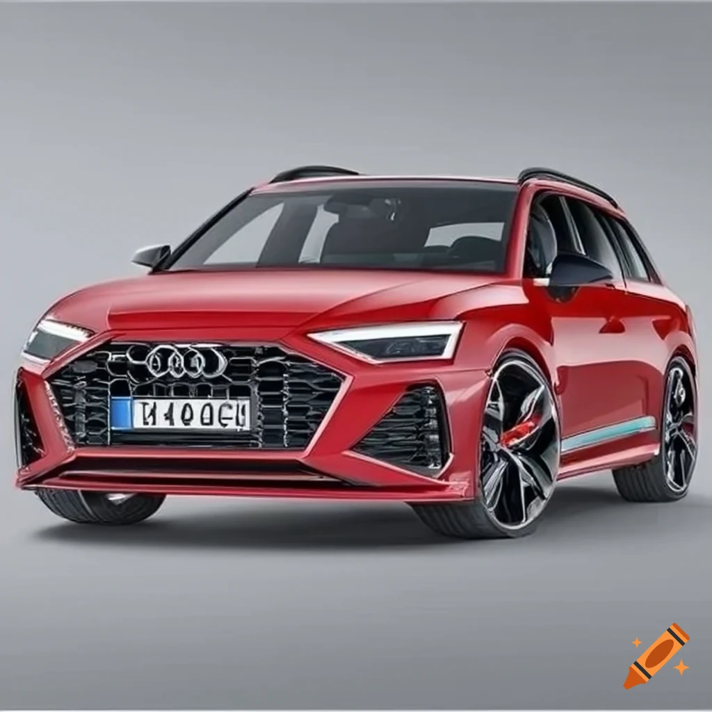 2024 audi rs8 avant on Craiyon