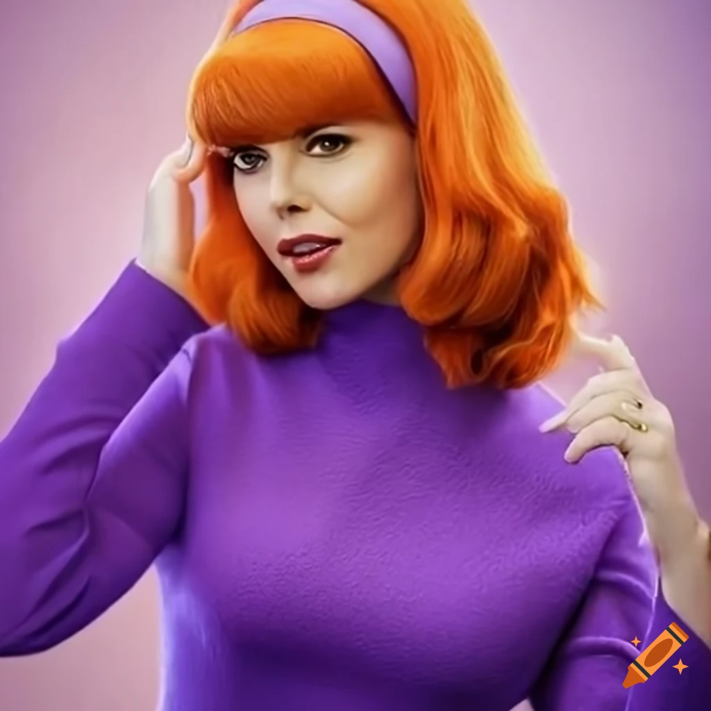 Portrait of daphne blake from scoobydoo on Craiyon