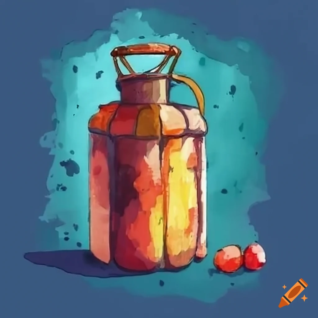 Container of pesticide