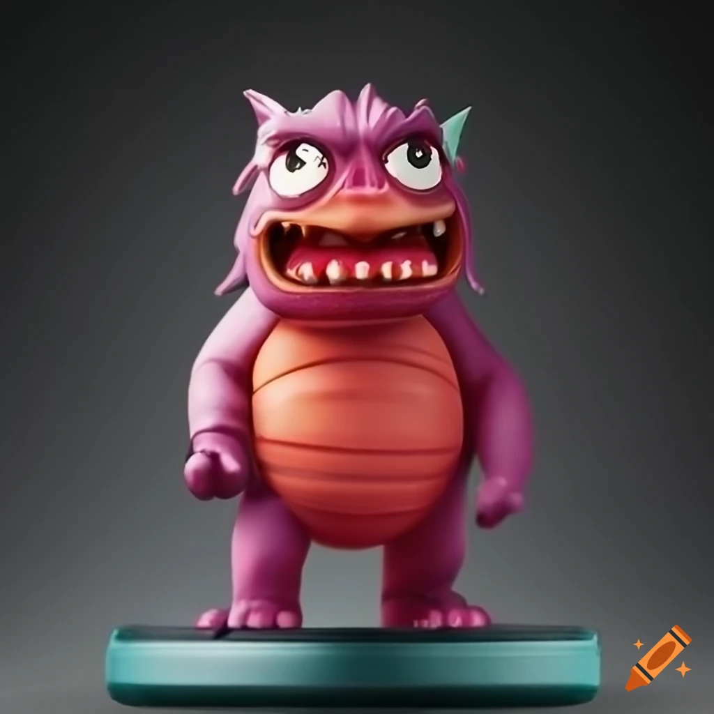 Grimble amiibo figure on Craiyon