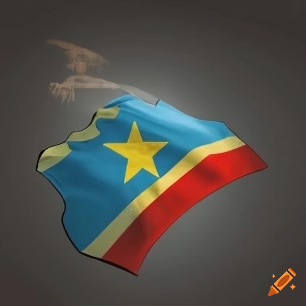 Flag of the Democratic Republic of the Congo