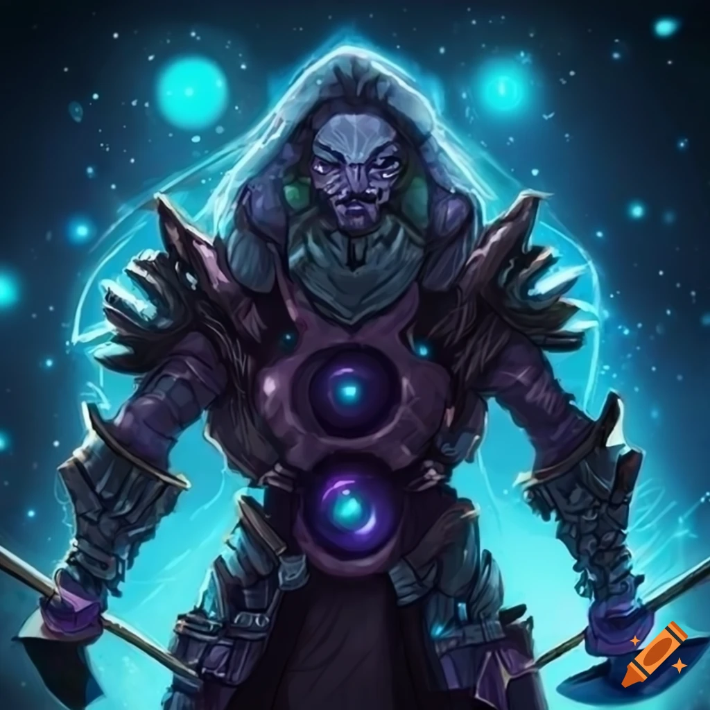 Artificer harnessing cosmic powers