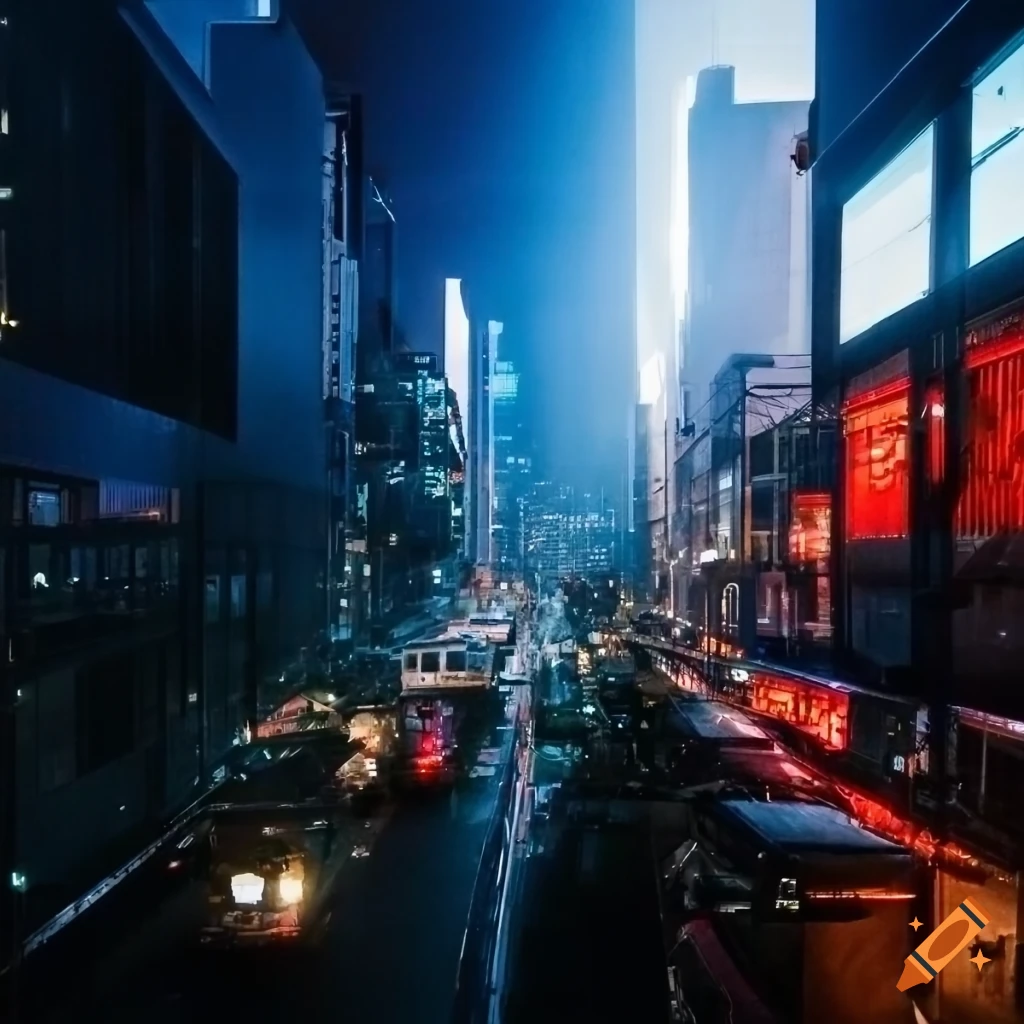Michael Wolf artwork inspired by Blade Runner