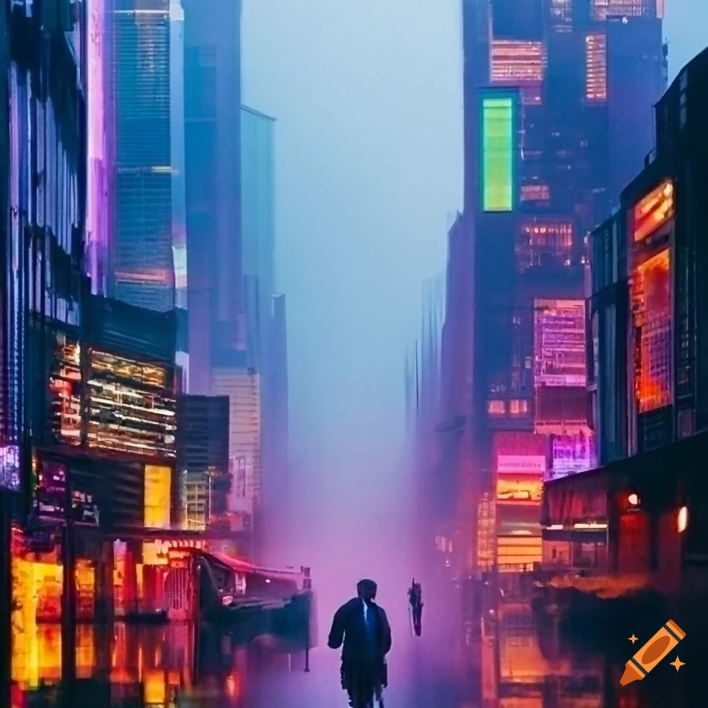 Michael Wolf artwork inspired by Blade Runner