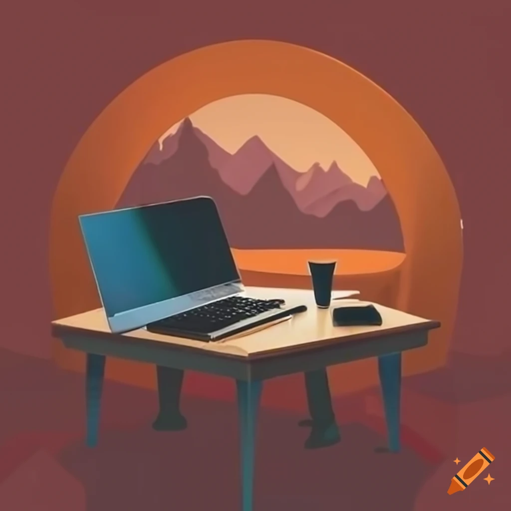 Linkedin background for professional arts administrator and musician with a work couch, pillow, and violin