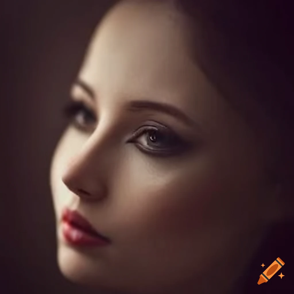 Woman using social network