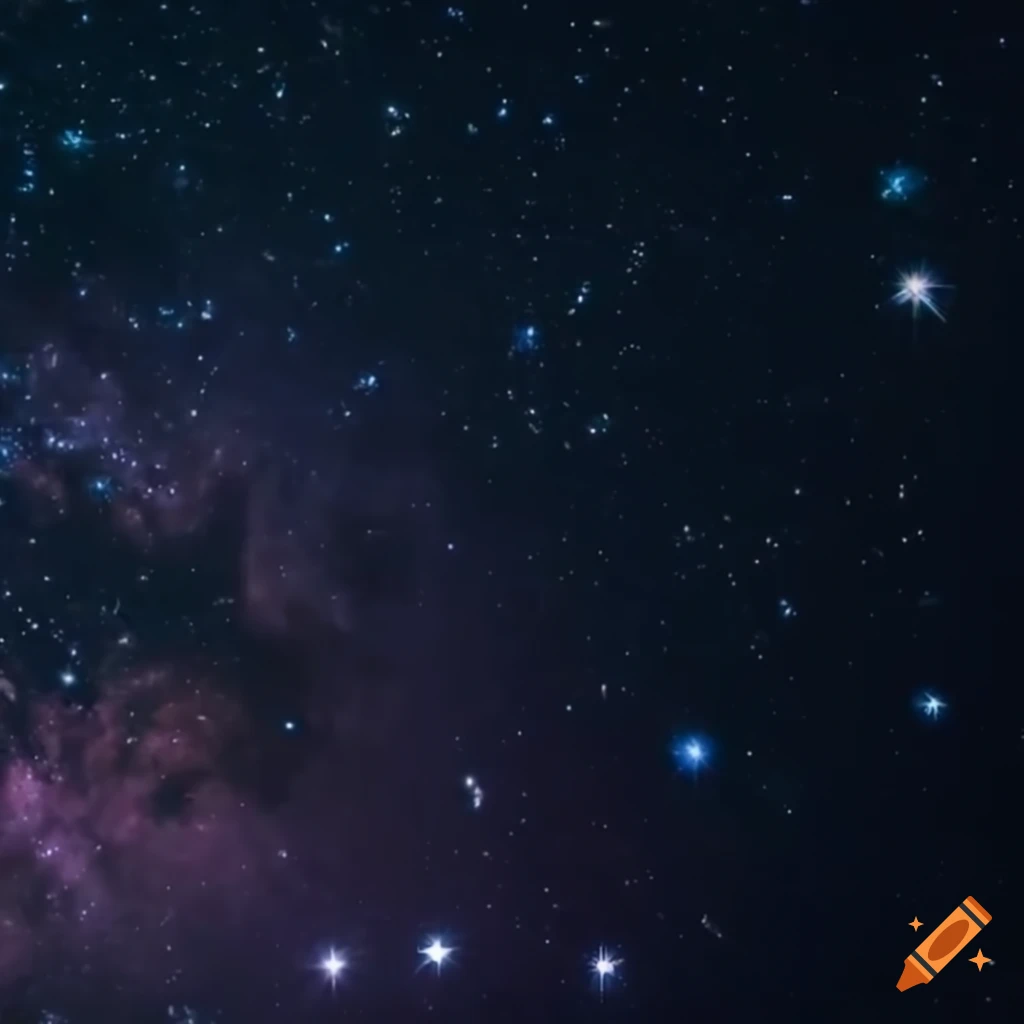 Universe captured from a distance with a photographer in frame